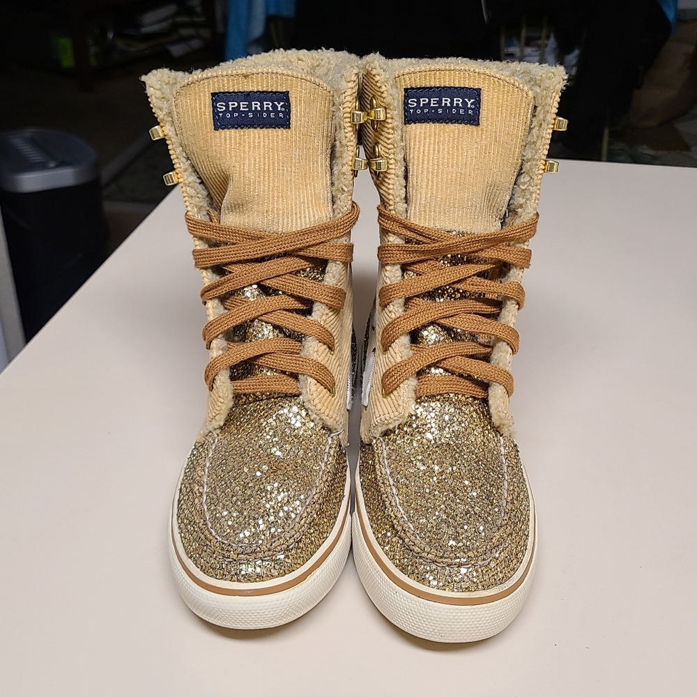 Vintage Sperry Top Siders Acklins corduroy boots 6 1/2 - Picture 3 of 7